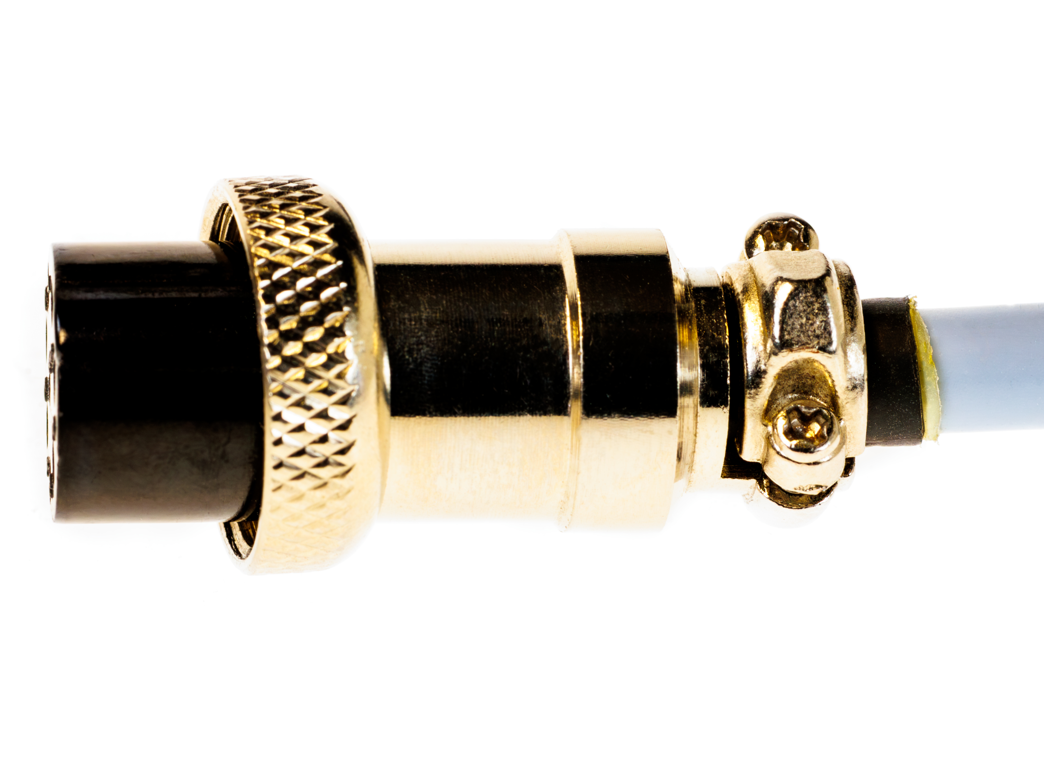 8 pole Cannon Connector Plug Side view