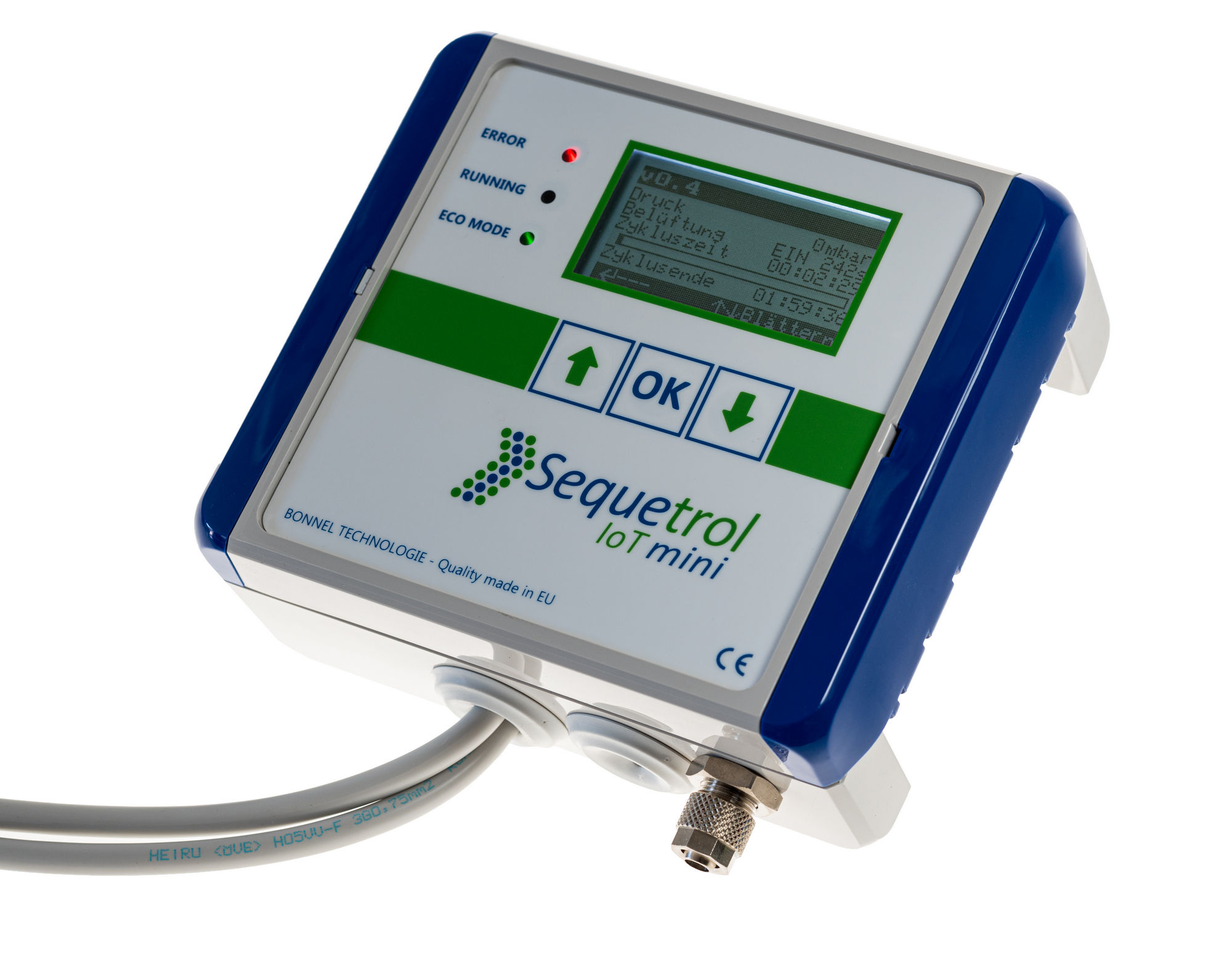 Sequetrol Mini - Cost-effective IoT Control Unit for Small Sewage treatment Plants Plants